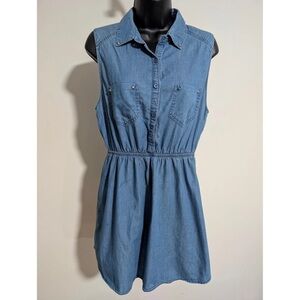 Forever 21 Womens 80s inspired Western Retro Cool Girl Dress Large